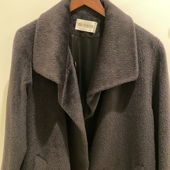 Incredible HOLT RENFREW Baby Alpaca Wool Coat *Like New* Made in Italy&Canada 🥰 - Picture 5 of 12